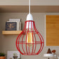 Brushed Metal Lamp Shade with Bulb Guard | Vintage Wire Cage