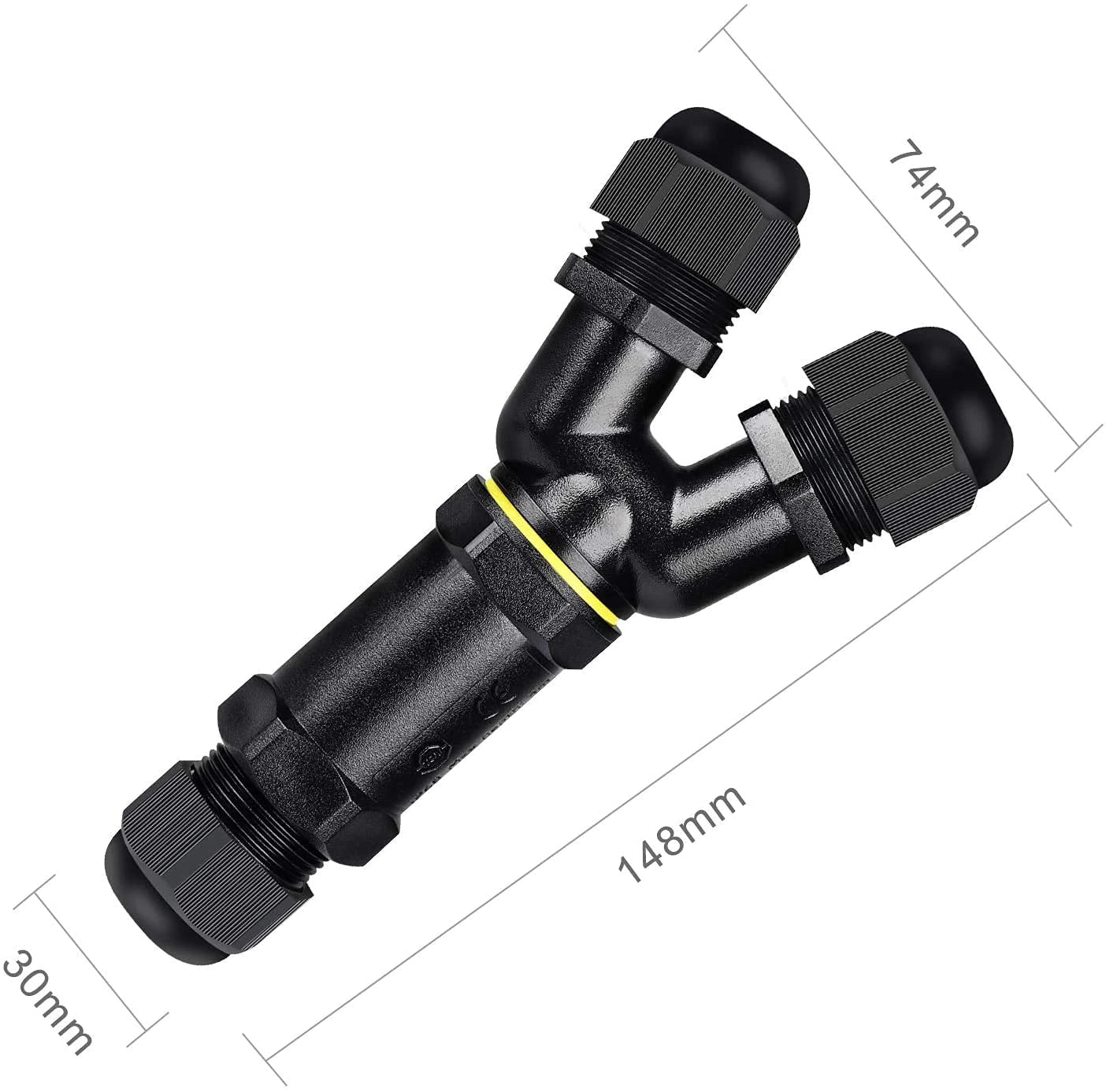 IP68 Waterproof Junction Box | Outdoor Cable Connector | I, T & Y Shape | UK ~3556