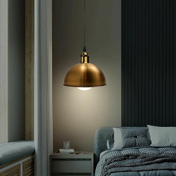 Easy Fit Dome Shape Hanging Light Lamp Shade