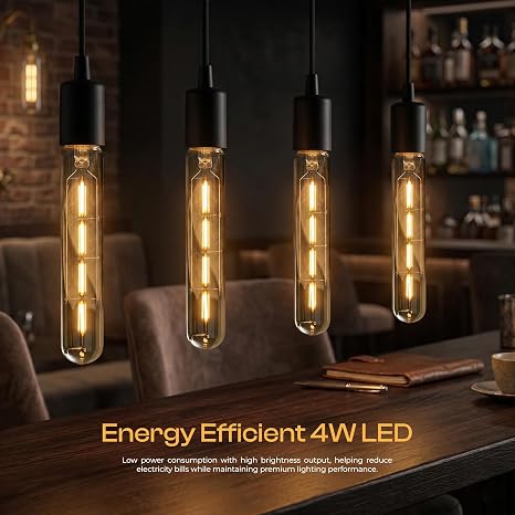 4W T185 B22 LED Non-Dimmable Vintage Filament Light Bulb
