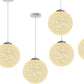 Modern Rattan Pendant Lamp - Woven Ceiling Light Fixture for Living Room, Bedroom, Bar & Dining Room