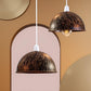 Retro Dome Metal Ceiling Pendant Lampshade, 210mm, Easy Fit