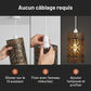 Easy Fit Brushed Brass Drum Lampshade | Retro Metal Shade