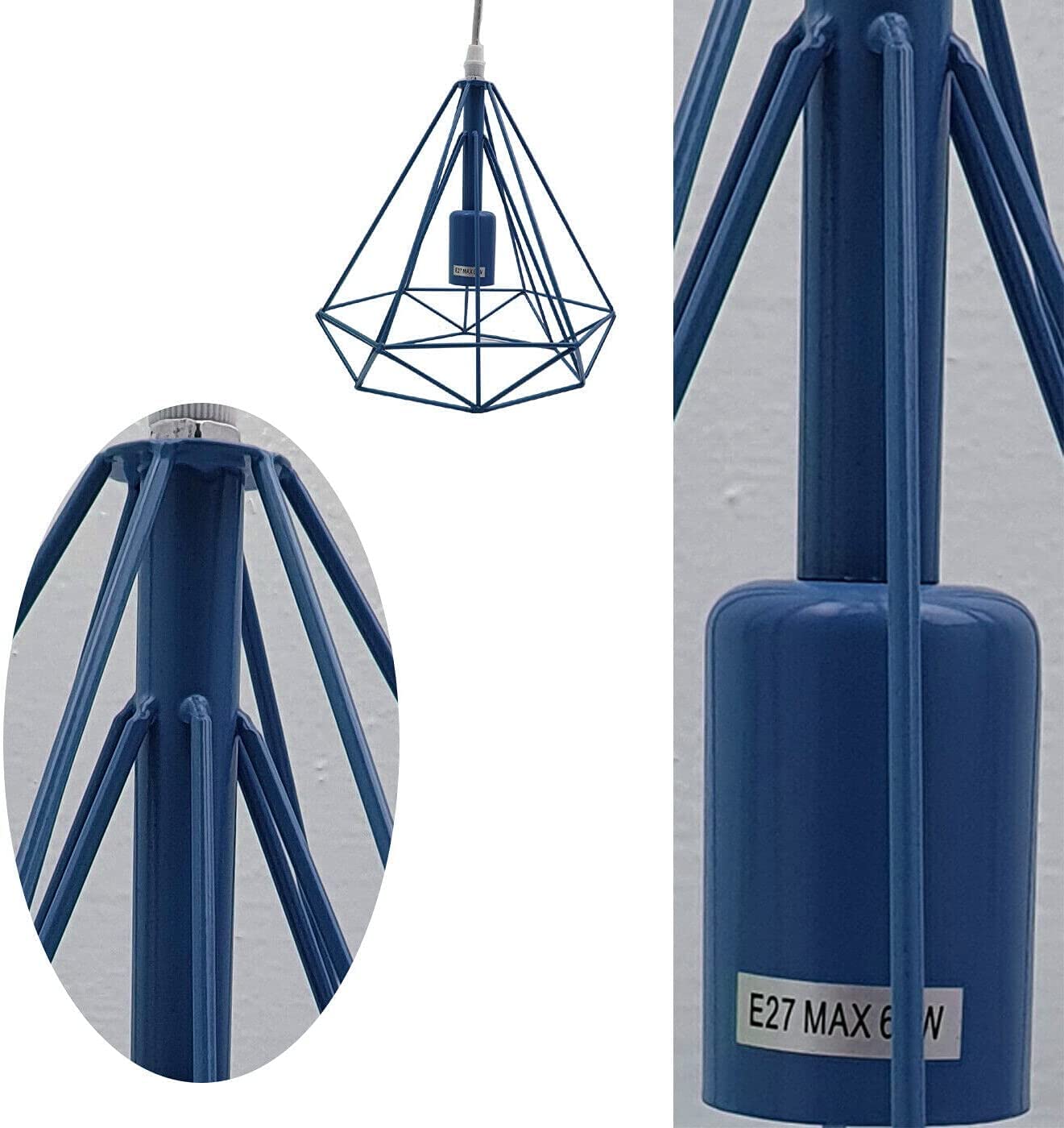 cage light fitting decor metal