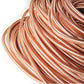 rose gold braided fabric cable 0.75mm