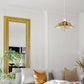2 Pack Industrial Curvy Metal Easy fit Lamp Shade