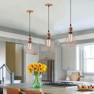 Ceiling Light Shade Geometric Pendant Lampshade Lamp Cage