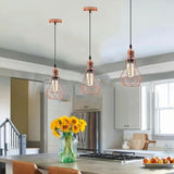 Ceiling Light Shade Geometric Pendant Lampshade Lamp Cage