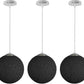 Modern Rattan Pendant Lamp - Woven Ceiling Light Fixture for Living Room, Bedroom, Bar & Dining Room