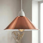 Electro Plating Vintage 22 x 10cm Cone Light Shades Metal Easy Fit Ceiling Pendant Hanging Wall Lampshade