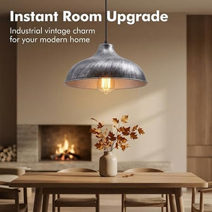 Metal lamp shade pendant light fixtures