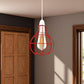 Brushed Metal Lamp Shade with Bulb Guard | Vintage Wire Cage