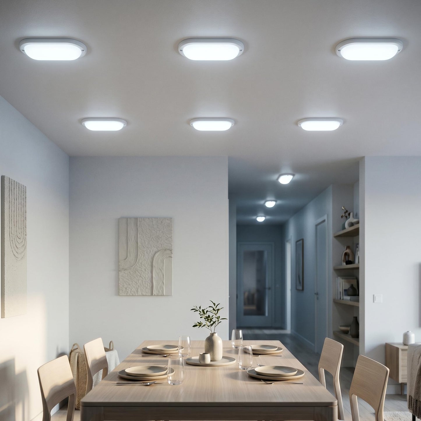 light ceiling rated led ip44