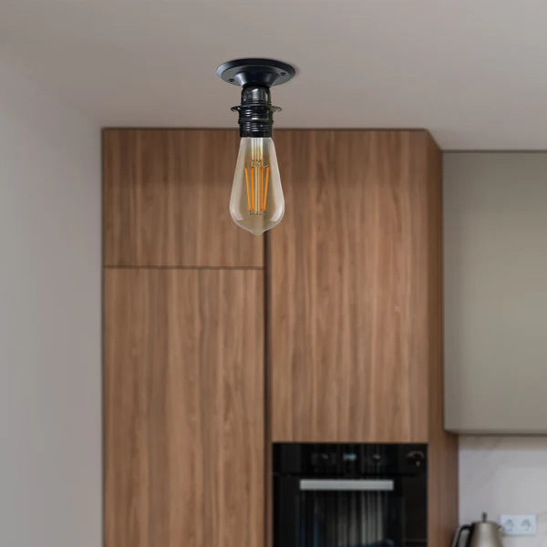 75mm Front Fitting Color Ceiling Hook With Single Point Drop Outlet Plate