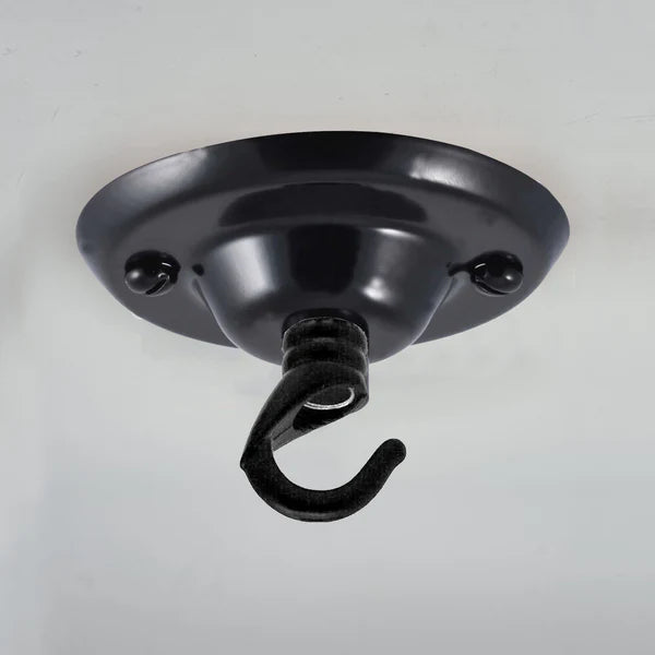 75mm Front Fitting Color Ceiling Hook With Single Point Drop Outlet Plate
