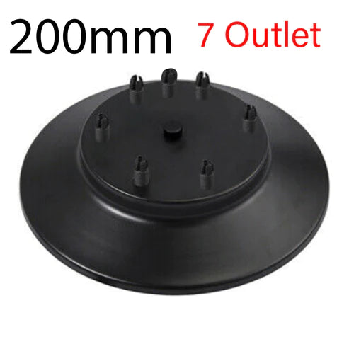 200mm Muliti Point Drop Outlet Ceiling Rose Perfect For Fabric Flex Cable