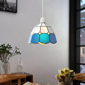 Tiffany Easy Fit Ceiling Lamp Shade | Stained Glass Pendant Shade