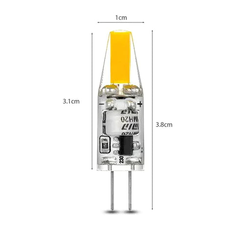 Warm white G4 COB 3W bulb