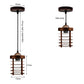 Industrial Wire Cage Pendant Lampshade | Vintage E27 UK