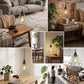 Dimmer Switch 4m Rubber Cable Lamp Light Set With Shades