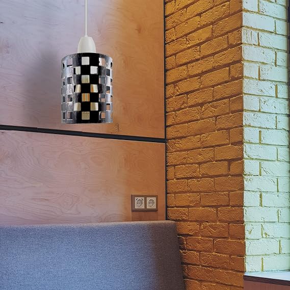 Metal Pattern Vintage Lamp Wire cage