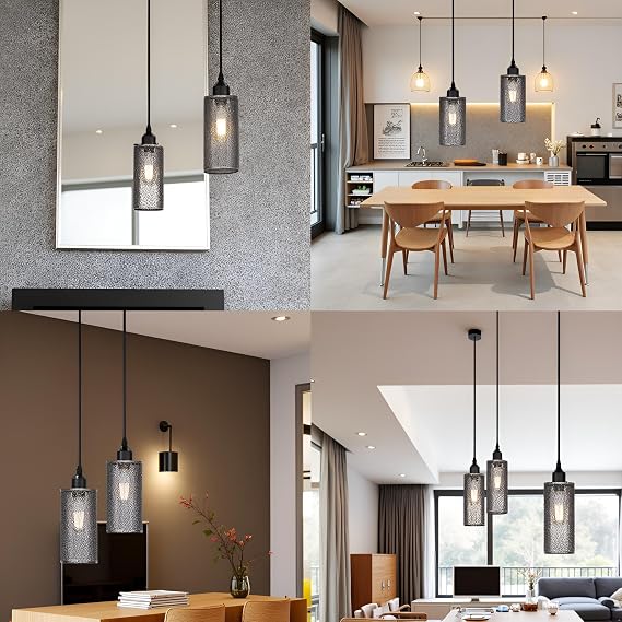 Modern Black Metal Cage Lamp Shade Affordable Price UK