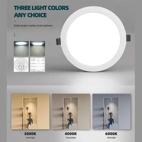 LED Recessed Ceiling Round Panel DownLight