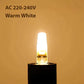 Warm white G4 COB 3W bulb