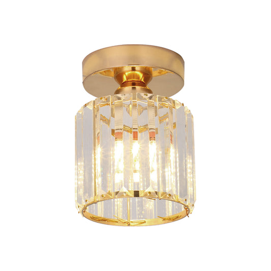 Semi Flush Mount Crystal E27 Chandelier  Ceiling Lighting Fixtures