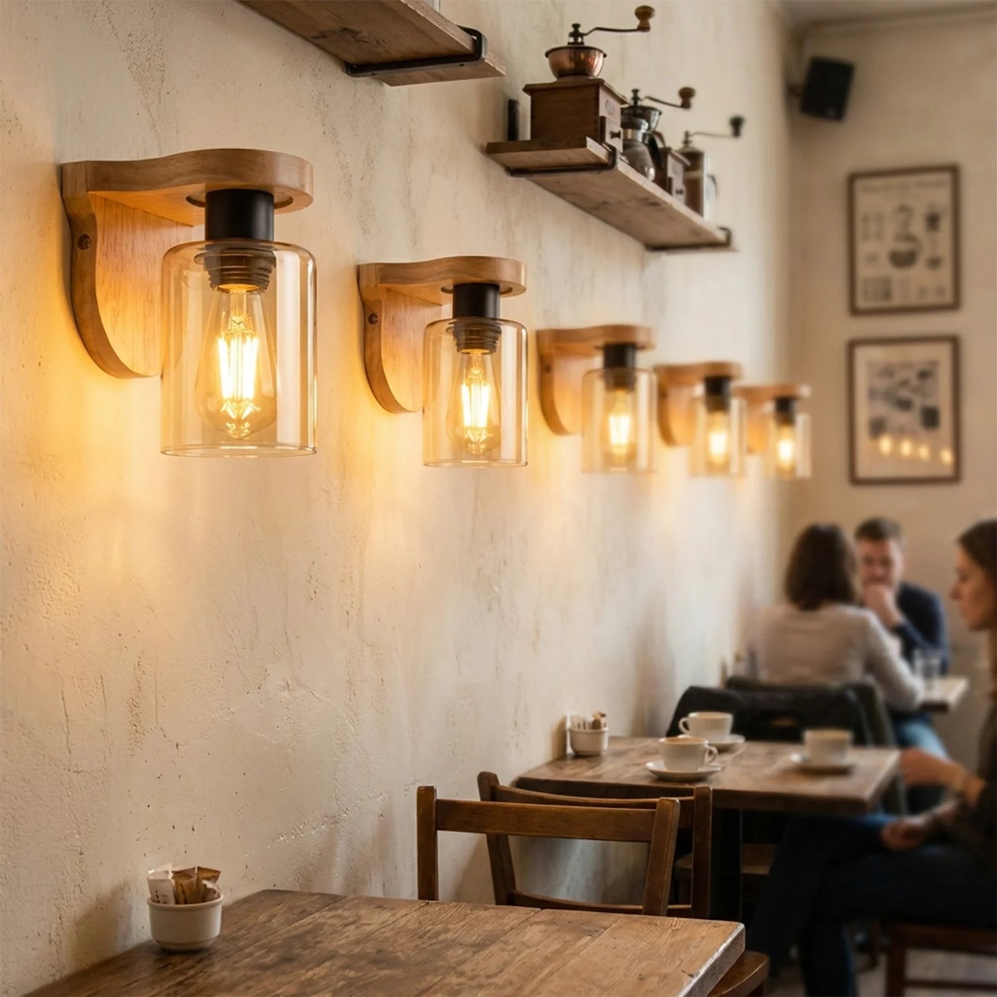 Amber Glass Light Shade