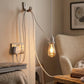 White 2m Plug In Pendant with Switch Holder Lighting Cable