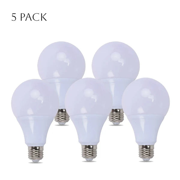 LED E27 A60 18W Cool White 6000K Non-Dimmable Bulb(Energy Saving)