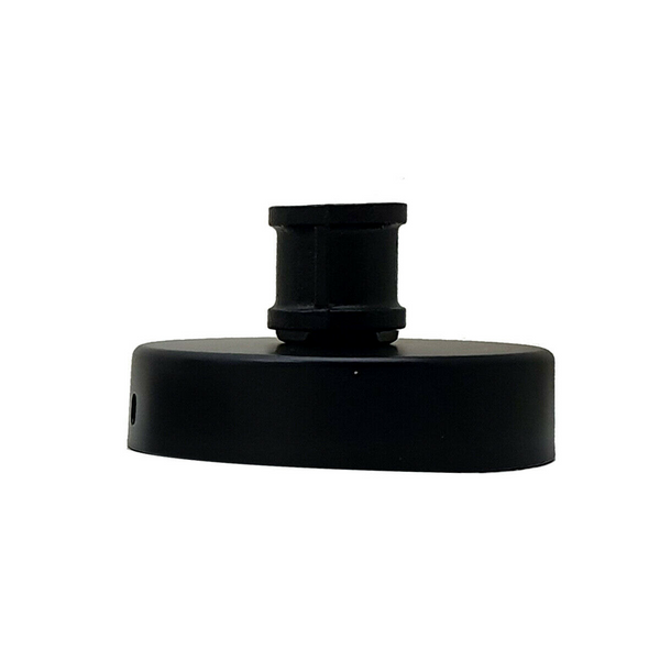 LEDSone industrial Vintage ratio 1 Outlet Black Metal Ceiling Rose