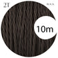 2 Core Twisted Electric Cable covered Black color fabric 0.75mm