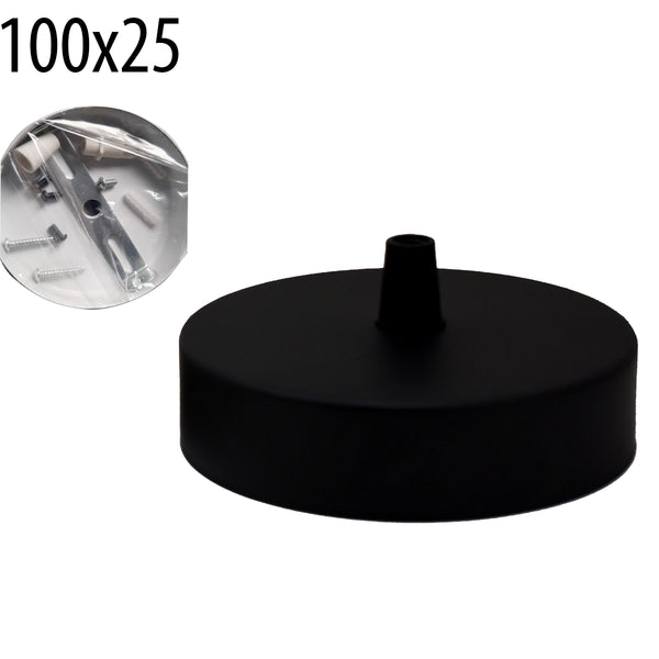 Vintage 100x25 Plain plaster ceiling rosesFor Pendant Lights