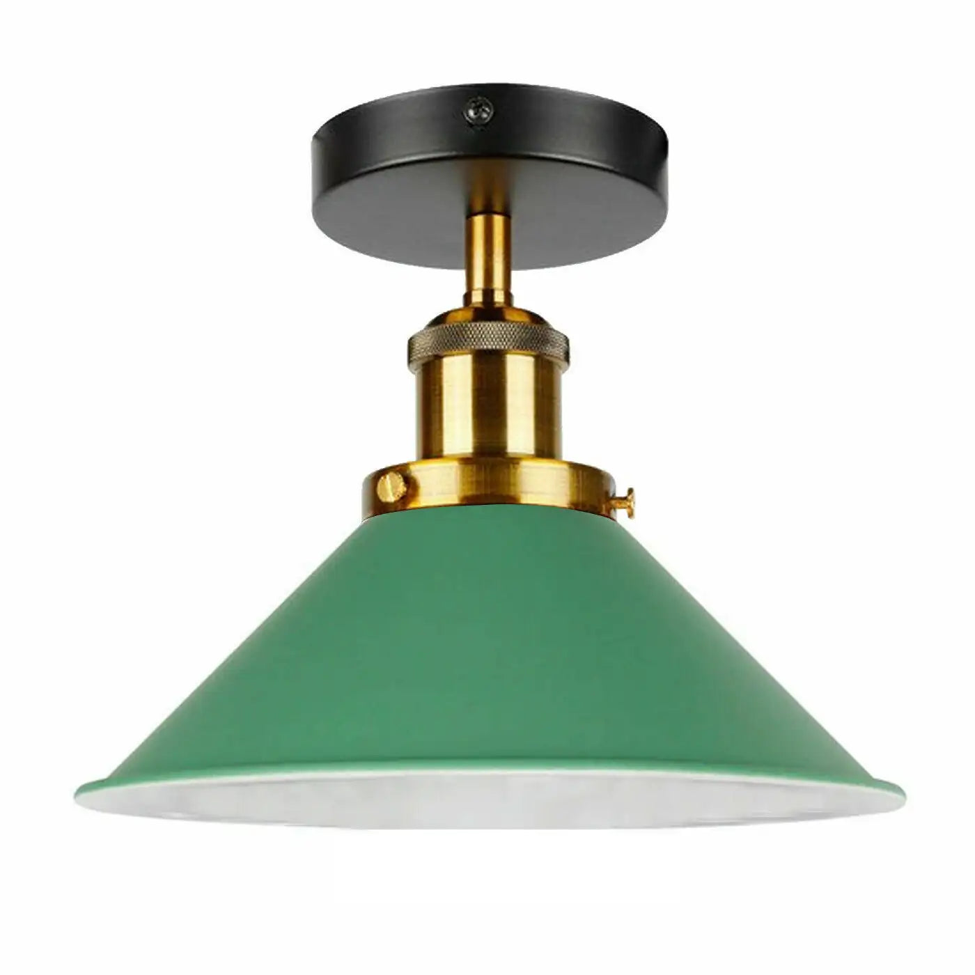 Semi Flush Mount Cone Shape Lamp Shade Lights