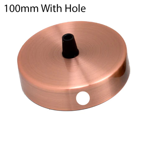 Electro plating Side Fitting 100mm Side Hole Ceiling Rose