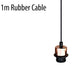 Pendant Light E27 Lamp Holder Ceiling Hanging Light With PVC Cable