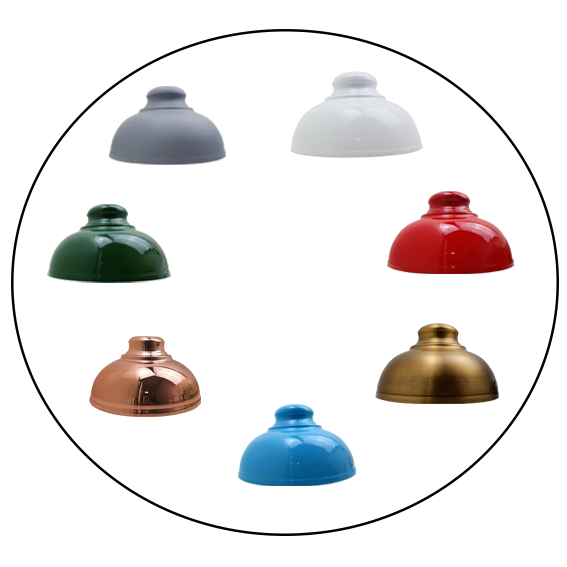 Easy Fit Pendant Shade Modern Metal Ceiling Pendant Lampshades