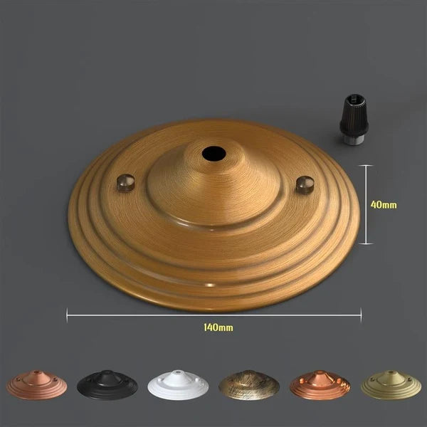 Pendant Cable Grip Multi Color Flex Plate For Light Fitting 140mm Choose Ceiling Rose