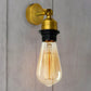 Short Arm Wall Light with E27 Holder – Slim Metal Sconce