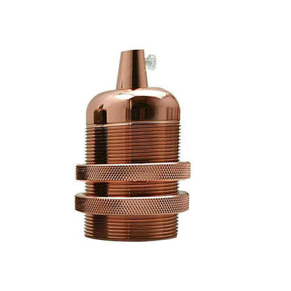 E27 vintage industrial lamp holder antique retro Edison screw fitting brass black copper