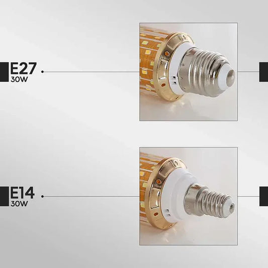 E27 Candle Bulb LED Corn Screw Tricolor Candle Light Bulb