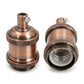E27 Metal Lamp Holder – Chrome, Copper & More