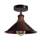 Semi Flush Mount Cone Shape Lamp Shade Lights