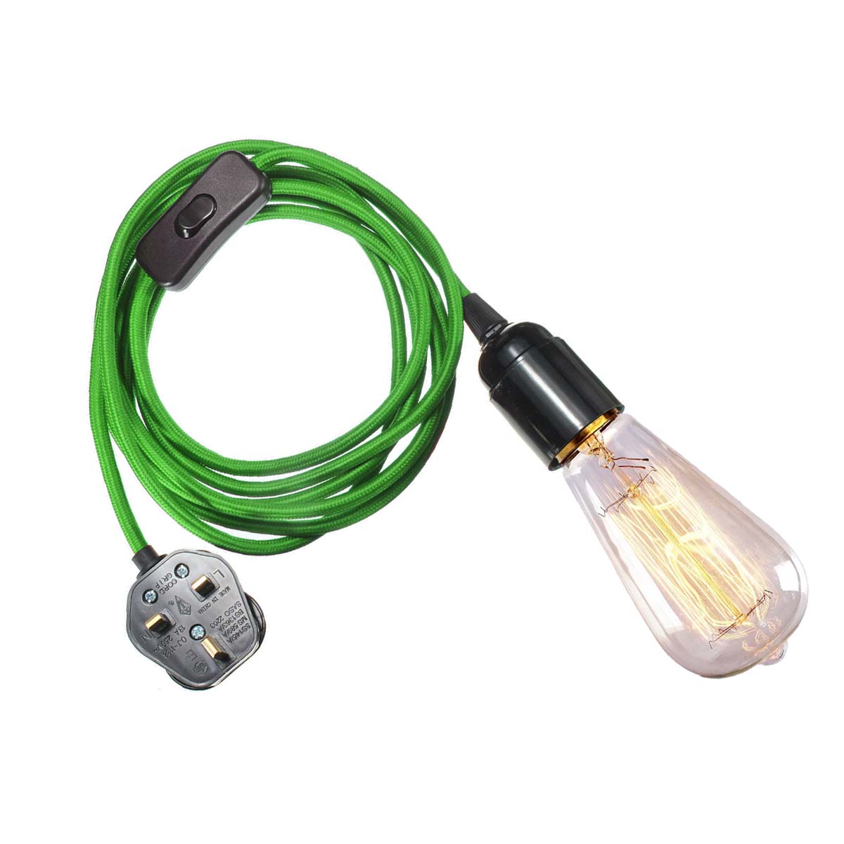 uk plug in pendant light