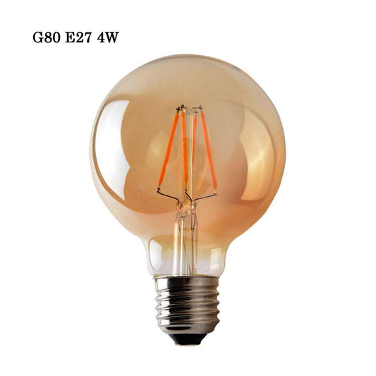 LED G80 E27 4W Dimmable Globe Industrial Vintage Bulb