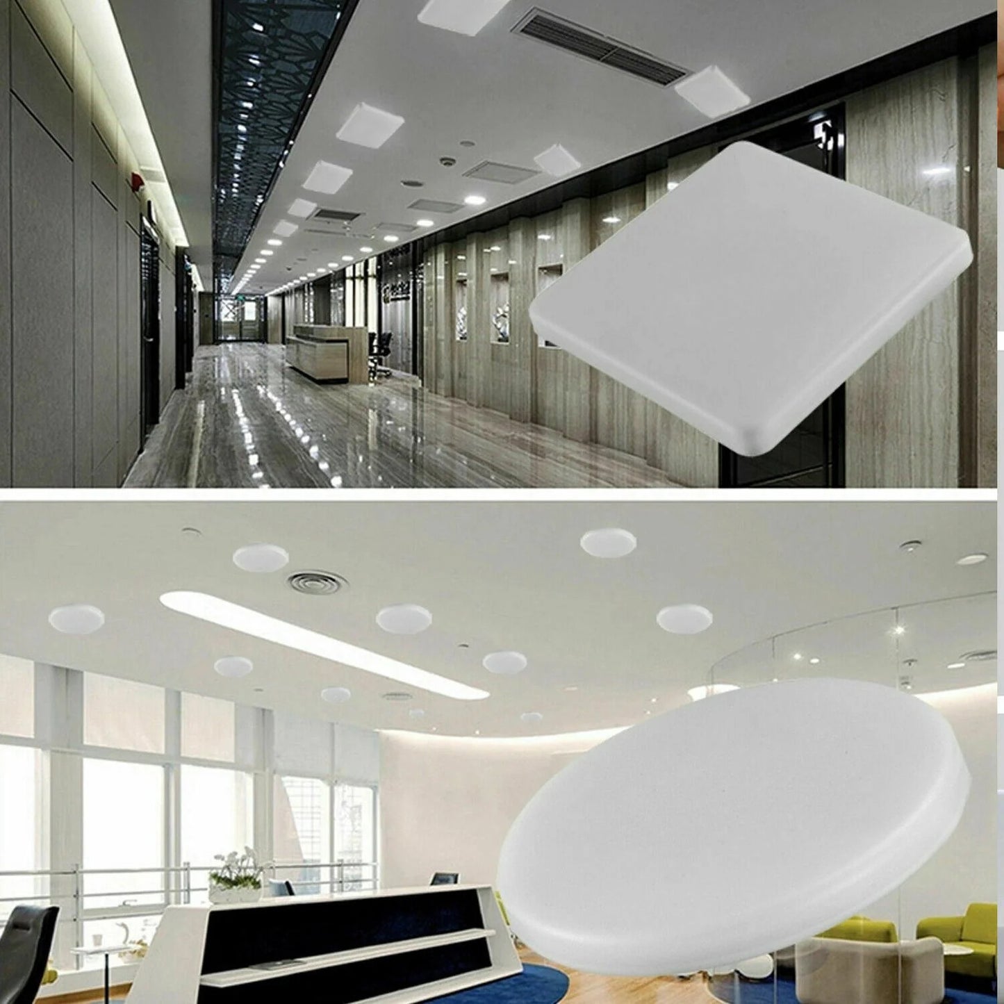 LED Ceiling Flat Panel Down Light Ultra slim 9w with frame Adjustable Coolwhite