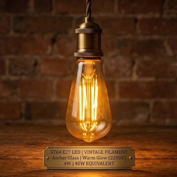 LED Filament Bulb 2200K E27 LED Dimmable Edison Screw Bulb