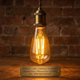 LED Filament Bulb 2200K E27 LED Dimmable Edison Screw Bulb